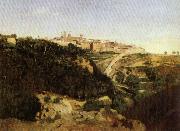 Jean Baptiste Camille  Corot Volterra France oil painting artist